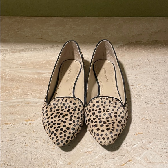 Adrienne Vittadini Shoes - Adrienne Vittadini Leopard Print Cow
Hair Leather Women’s Flats